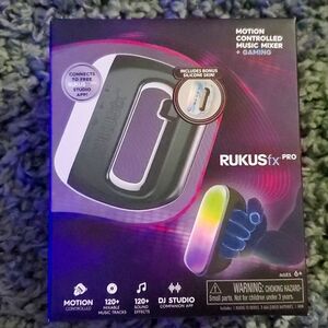 RUKUSfx PRO Motion Controlled Music Mixer+Gaming NEW IN BOX!!